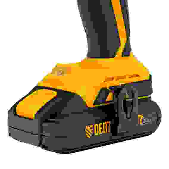 Дрель-шуруповерт аккумуляторная ударная бесщет CIDB-IB-18-02, Li-Ion, 18 В, 2 акк. Denzel