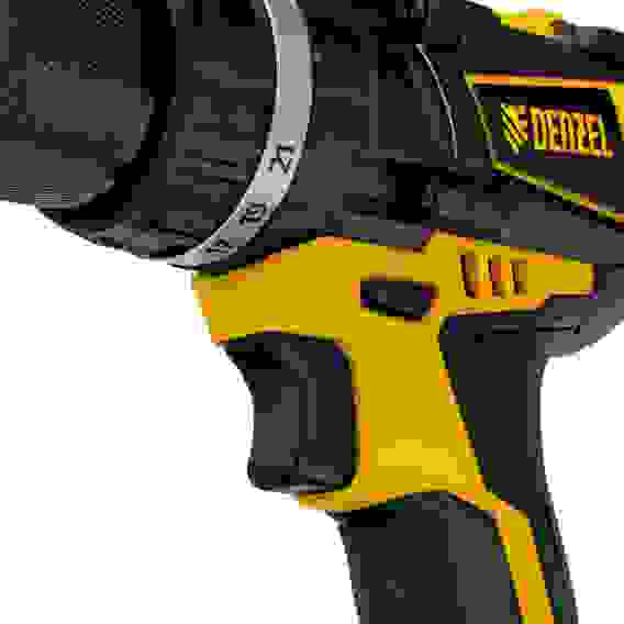 Дрель-шуруповерт аккумуляторная ударная бесщет CIDB-IB-18-02, Li-Ion, 18 В, 2 акк. Denzel