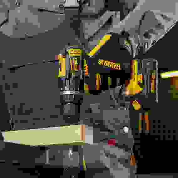 Дрель-шуруповерт аккумуляторная ударная бесщет CIDB-IB-18-02, Li-Ion, 18 В, 2 акк. Denzel