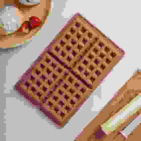 Форма для выпечки вафель, 28,5х18,5х2,3см, силикон VETTA