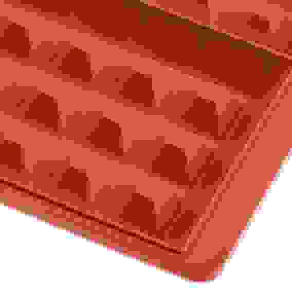 Форма для выпечки вафель, 28,5х18,5х2,3см, силикон VETTA