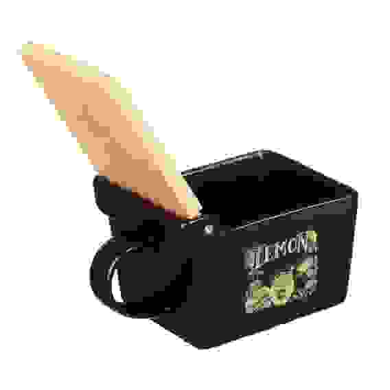 Лимонный курд Банка для соли, 300мл, 15,5х9х7,5см, керамика, бамбук MILLIMI