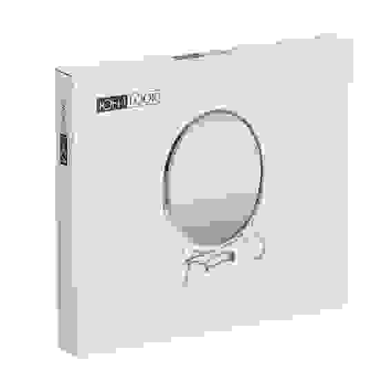 Зеркало настольное двустороннее с увеличением, сталь, стекло, диаметр 14,5см ЮНИLOOK