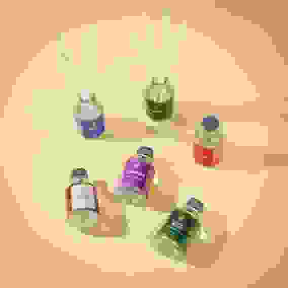 Аромадиффузор с палочками, 35 мл, 6 ароматов жасмин,лаванда,сандал,свежесть,кокос,вес.травы LADECOR