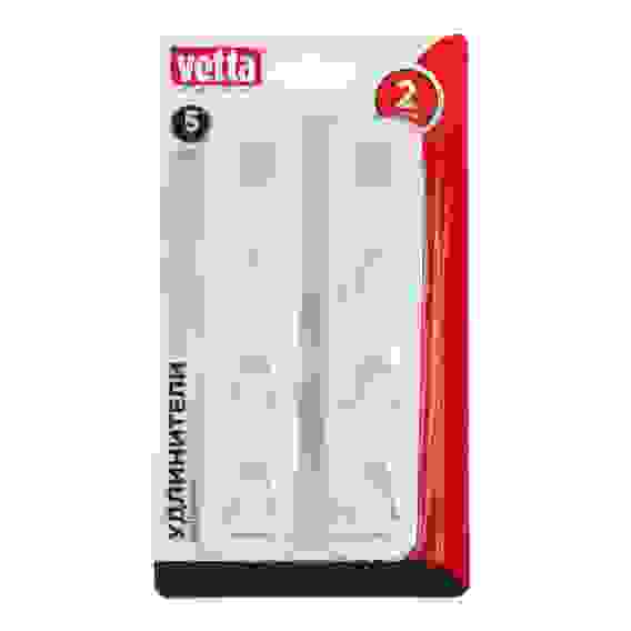 Удлинитель вешалки, 3 крючка, 2шт, полипропилен VETTA