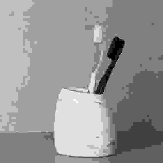 Стакан для ванной комнаты Marble, керамика, 2 цвета VETTA