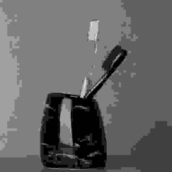 Стакан для ванной комнаты Marble, керамика, 2 цвета VETTA