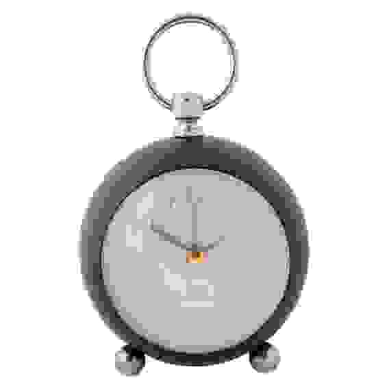 Будильник c подсветкой, 1xАА, 8x8x6,5 см, металл, черный LADECOR CHRONO