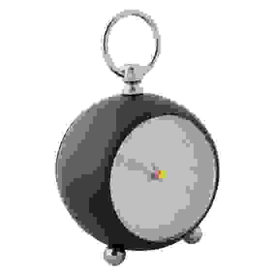 Будильник c подсветкой, 1xАА, 8x8x6,5 см, металл, черный LADECOR CHRONO