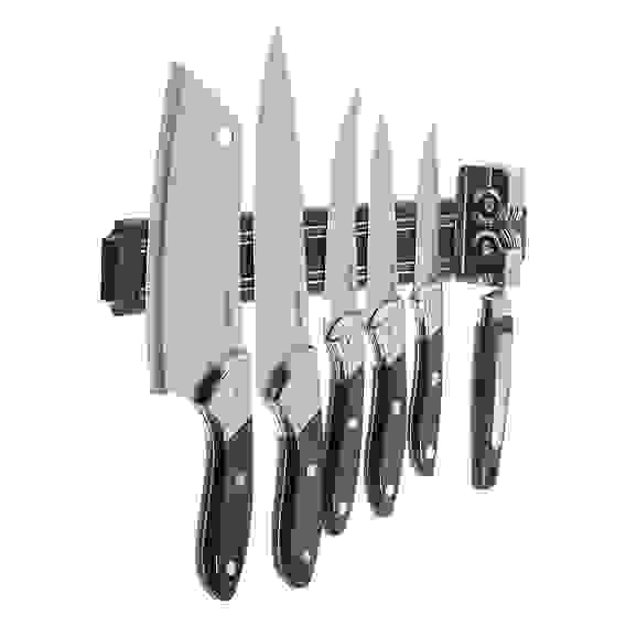 Набор ножей кухонных 7пр, с магнитным держателем и точилкой Сомьер SATOSHI