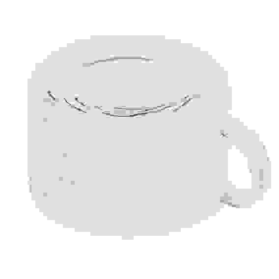 Кружка с рельефным узором, 380мл, стекло MILLIMI