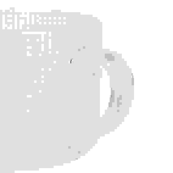 Кружка с рельефным узором, 380мл, стекло MILLIMI