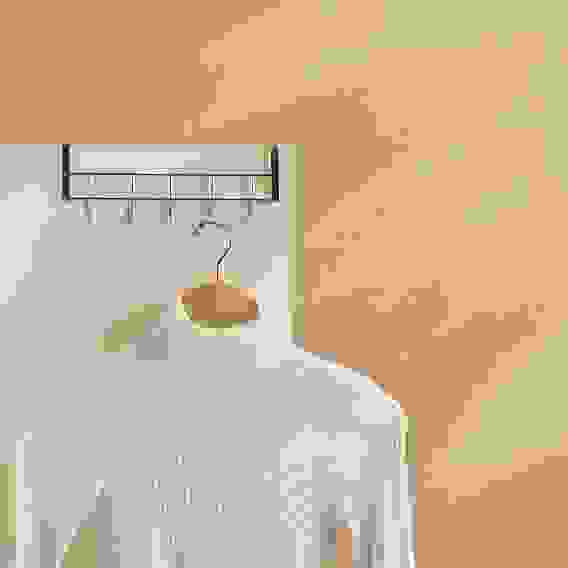 Вешалка накидная на дверь, 5 крючков, 24,5х2,5х9,5 см, металл VETTA