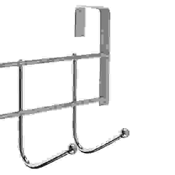 Вешалка накидная на дверь, 5 крючков, 24,5х2,5х9,5 см, металл VETTA