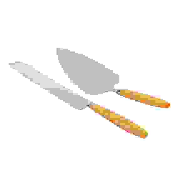 Набор для торта лопатка 26см + нож 28см, нерж.сталь