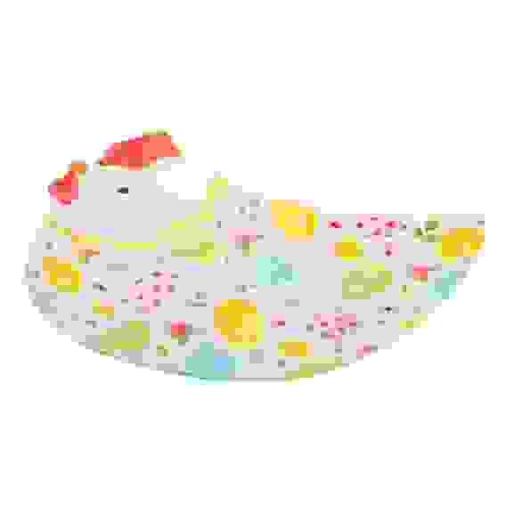 Блюдо-подставка для 5 яиц в форме курицы, 23.5х20.8см, стекло