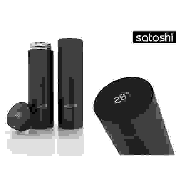 Термос-кружка с датчиком температуры 450мл, нерж.сталь SATOSHI