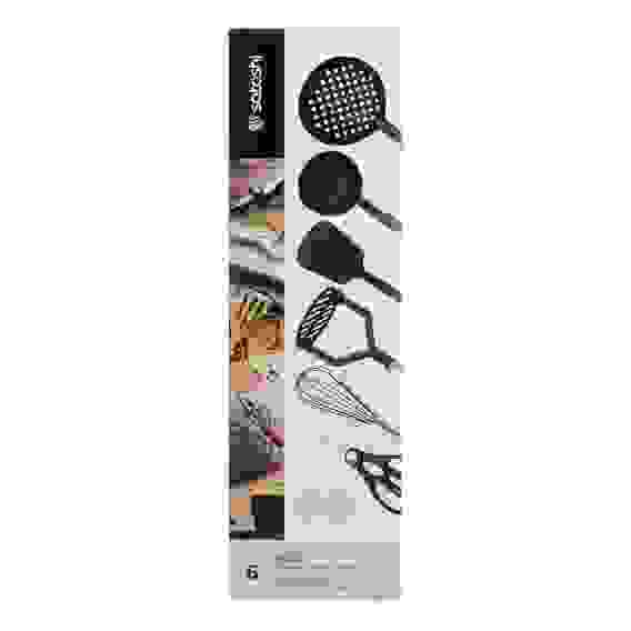 Набор кухонных принадлежностей 6пр., нейлон, нерж.сталь Монтань SATOSHI