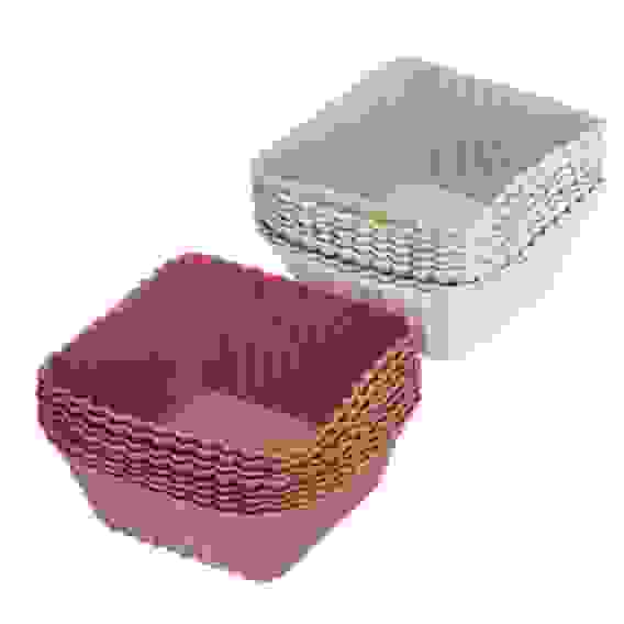 Набор форм силиконовых 16шт, 7х3см, квадратные, \"Кекс\" VETTA