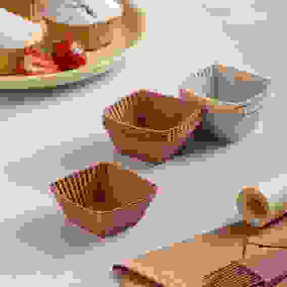 Набор форм силиконовых 16шт, 7х3см, квадратные, \"Кекс\" VETTA