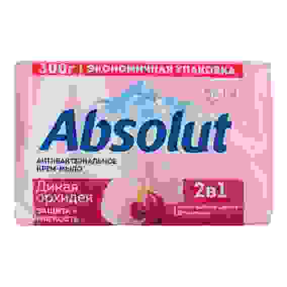 Мыло твердое ABSOLUT 2в1 Дикая орхидея, 4x75г