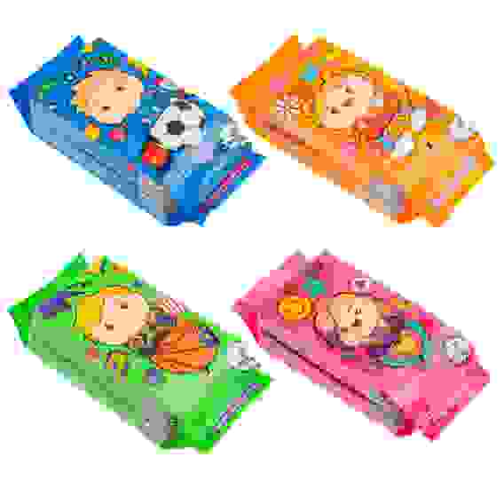 Русские Супергерои Влажные салфетки, мини, 8шт, 0+ BY