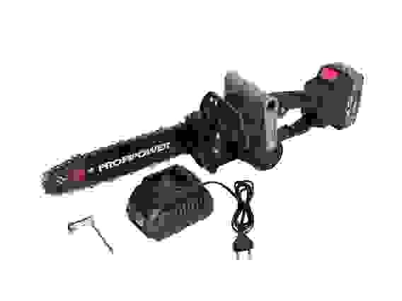 Пила цепная аккумуляторная бесщеточная ProfiPower MKDUC-18V (Li-ion-1шт, 4.0Ач, шина 12&quot;, 0-4500об/м