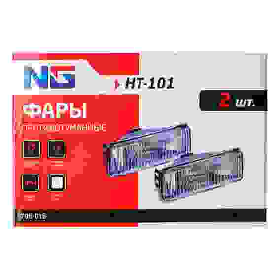 Фары противотуманные HT-101 белые, 125х45мм, комплект 2 шт NEW GALAXY