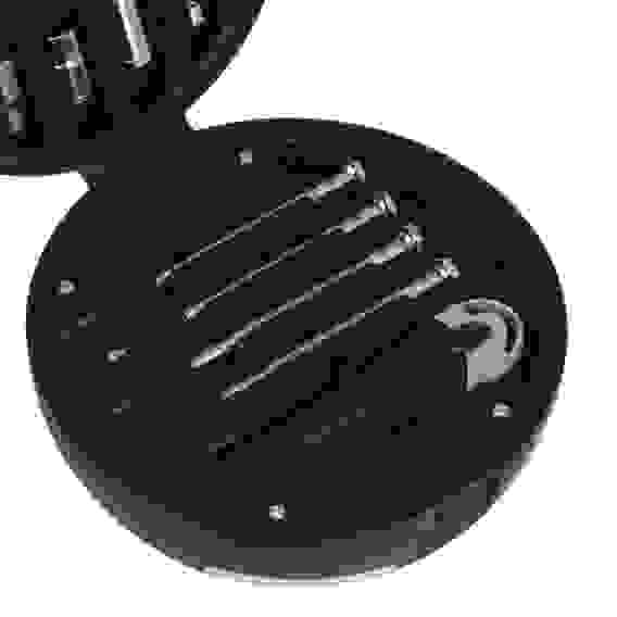 Набор подарочный: 4 головки, 10 бит, отвертка под биты, нож, 4 отвертки для точных работ РОКОТ