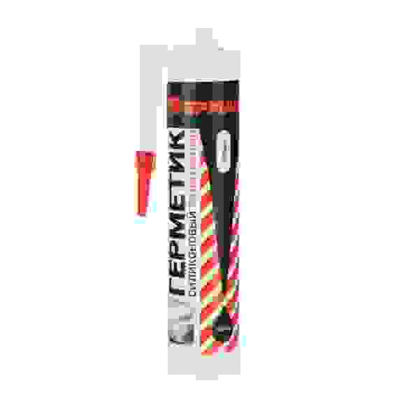 Герметик силиконовый санитарный, 280мл, белый ЕРМАК / PUTECH