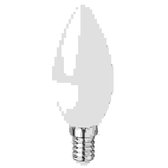 Лампа светодиодная С37 5 Вт, Е14, 420 Лм, 4000 К, 175-265 В, Ra&gt;80, IRF &lt;5%, 1 год гар. FORZA