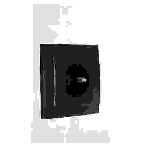 Розетка скрытой установки с зазем. контактом RS 16-133-Ч, 250В, 16А, IP20, 85x85x46 мм, чёрная FORZA