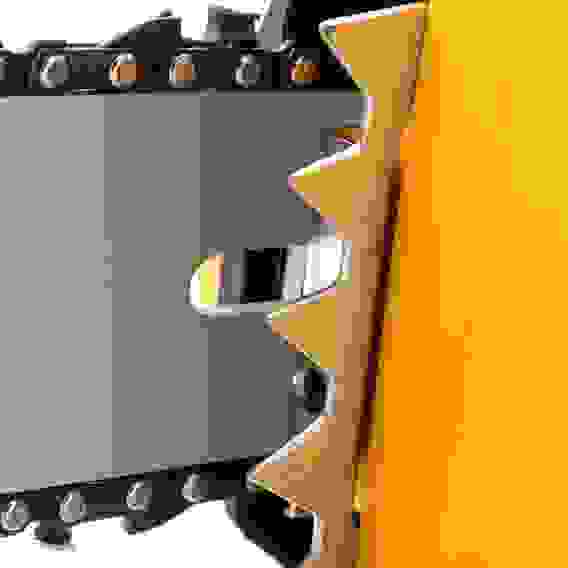 Пила цепная электрическая EDS-2000P, 2кВт,поперечная,шина 40см,шаг 3/8, паз 1,3мм, 57зв// Denzel