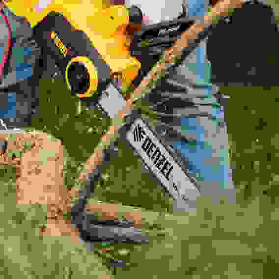 Пила цепная электрическая EDS-2000P, 2кВт,поперечная,шина 40см,шаг 3/8, паз 1,3мм, 57зв// Denzel