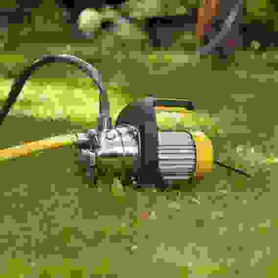 Садовый поверхностный насос GP1200Х, 1200 Вт, 3700 л/ч, подъем 46 м, нержавейка// Denzel