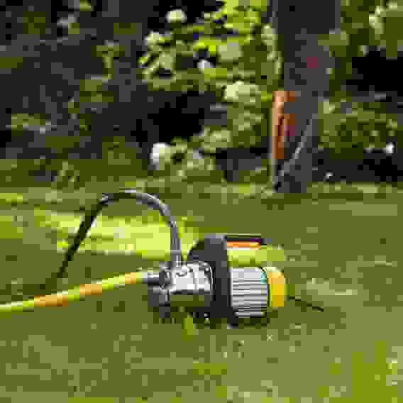 Садовый поверхностный насос GP1200Х, 1200 Вт, 3700 л/ч, подъем 46 м, нержавейка// Denzel