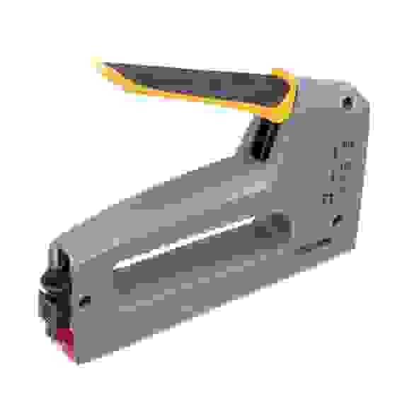 Cтеплер мебельный пластиковый корпус ,тип 53,6-14мм,тип300,15мм,тип500,15мм//Denzel