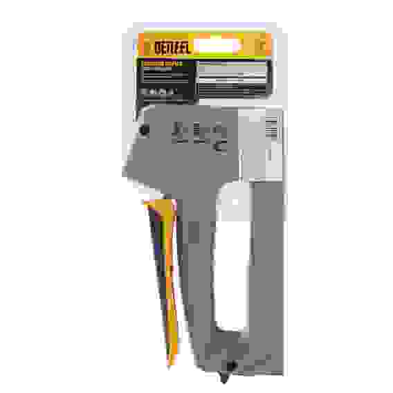 Cтеплер мебельный пластиковый корпус ,тип 53,6-14мм,тип300,15мм,тип500,15мм//Denzel