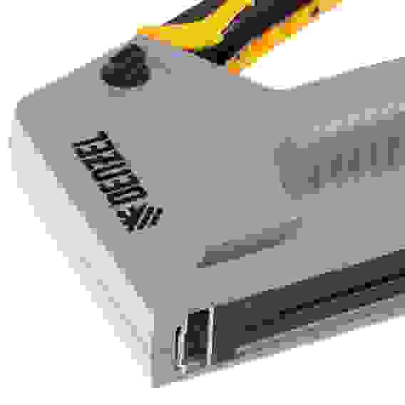 Cтеплер мебельный пластиковый корпус ,тип 53,6-14мм,тип300,15мм,тип500,15мм//Denzel