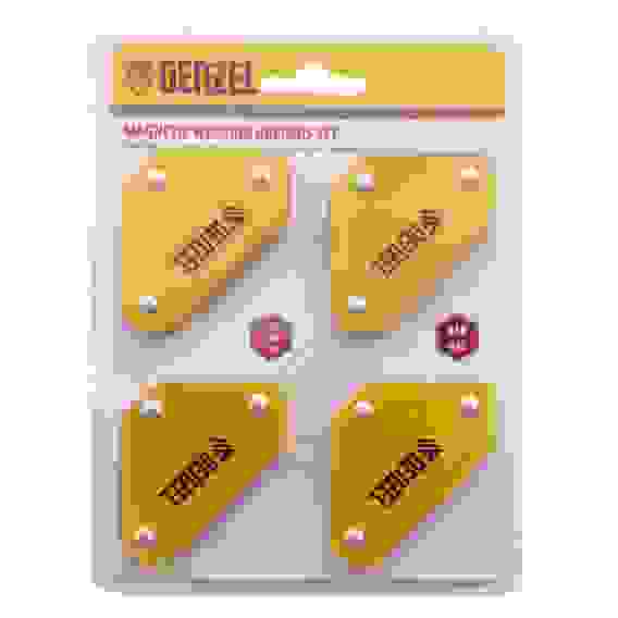 Набор из 4 магнитных фиксаторов для сварочных работ//Denzel