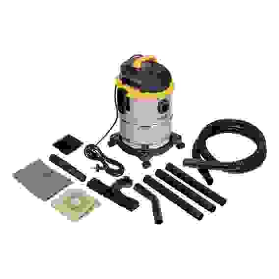 Пылесос строительный SVC15,1200Вт, бак 15л,шланг 2м//Denzel