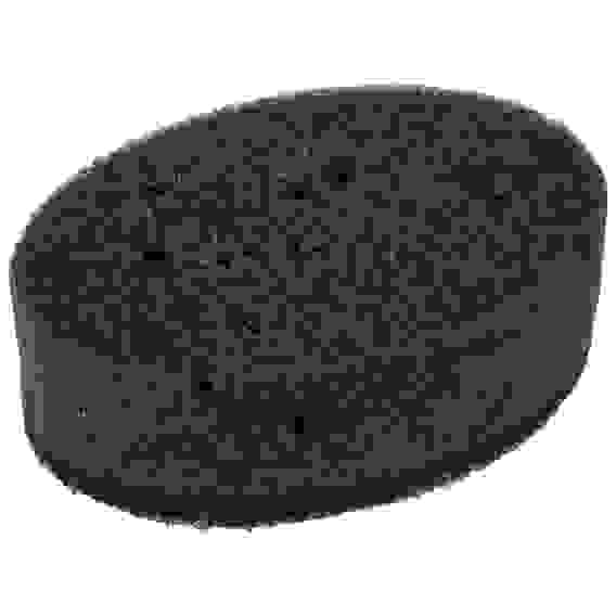 Губка для мытья посуды двухслойная овальная KS-07 (черный)