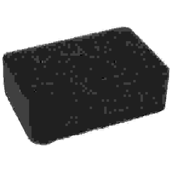 Губка для мытья посуды двухслойная прямоугольная KS-08 (черный)