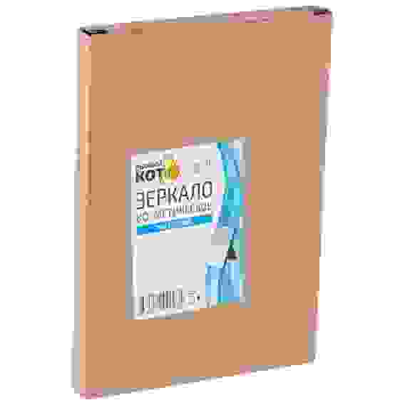 Зеркало косметическое настольное, 14*20 см, цвет: черный