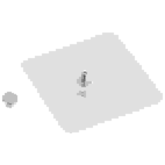 Крючки самоклеящиеся винтовые для полок/картин плоские, 2 шт