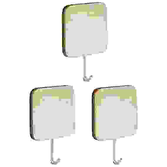 Набор крючков на самоклеящейся основе "Древесные", 3 шт (дерево)