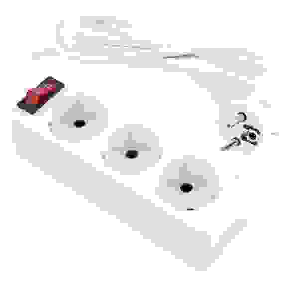 Удлинитель с выключателем ENGY &quot;Гранд&quot; 2м/3роз с/з (ПВС 3х0,75)