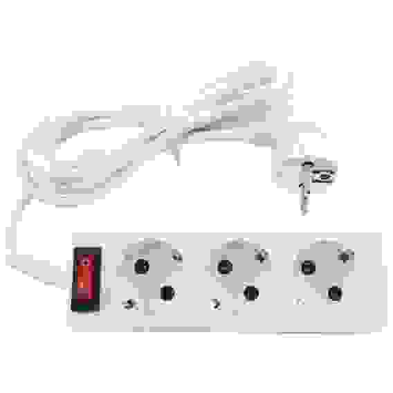 Удлинитель с выключателем ENGY &quot;Гранд&quot; 2м/3роз с/з (ПВС 3х0,75)