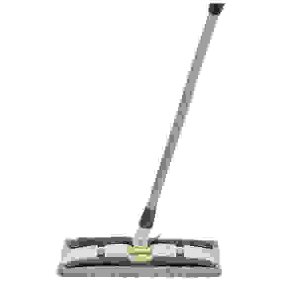 Швабра для пола с насадкой из микрофибры с зажимным механизмом