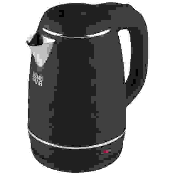 Чайник Homestar HS-1007 (1,7 л), черный, двойной корпус